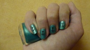 Nautical using my own mixture called Sparkling Sea