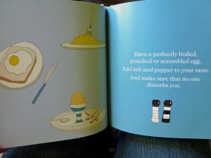 I've just got into the habit of standing alone in the kitchen enjoying my perfectly cooked eggs, haha!