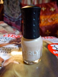 Orly Sheer Nude nail polish