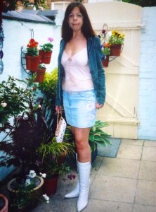 Age 21 looking like some C list celebrity, with straightened hair, a load of fake tan and makeup, complete with weird fake smile