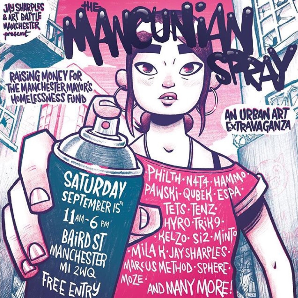 The Mancunian Spray – Charity Art&nbsp;Battle