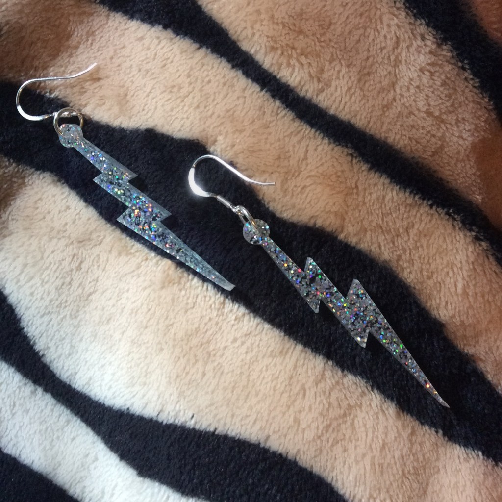 Lightning Bolt Earrings by Sour&nbsp;Cherry