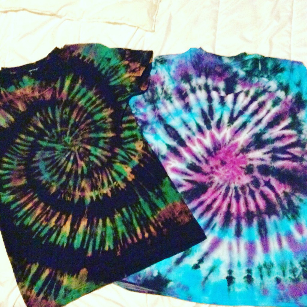 Two Totally Unique Tyedye&nbsp;Tees
